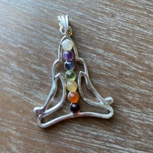 Yoga meditation chakra charm